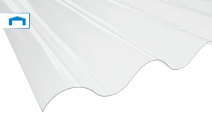 Einschalige Lichtplatten PVC - VLF-177/51 PVC Prof. 6 / 1,4mm