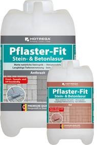 HOTREGA® Pflaster-Fit - Stein- & Betonlasur - Anthrazit/Rot - Art.Nr.: H220220002/ H220230002