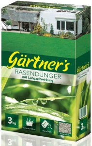 Gärtners Rasendünger mit Langzeitwirkung