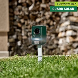 Tiervertreiber GUARD SOLAR - Wirkungsbereich ca. 60m²