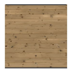 HOLZ THERMO MASSIV - Zaunfeld-Set 178x184 cm