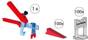 Nivelliersystem Starter-Set - für Fliesenschneidmaschine