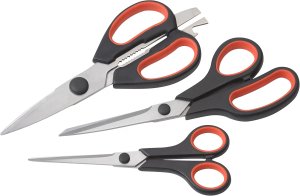 meister Scheren-Set 3-teilig - Rostfreie Edelstahl-Klingen